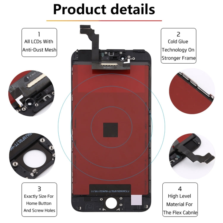 Schermo LCD e digitalizzatore per iPhone 6 Plus