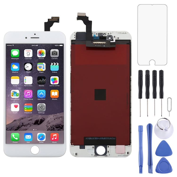 Original LCD Screen and Digitizer Complete Assembly for iPhone 6 Plus, i6 Plus White, i6 Plus Black