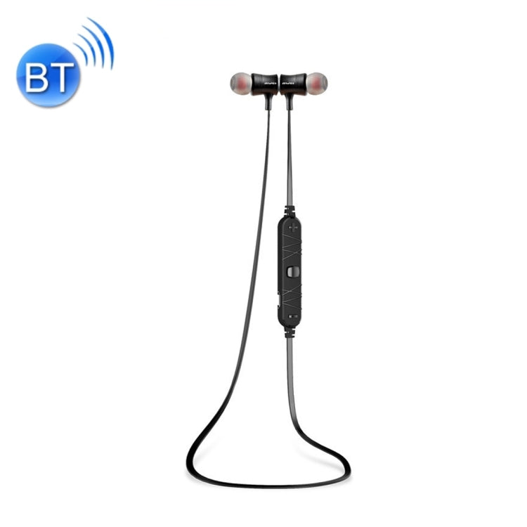 Auricolare Bluetooth magnetico sportivo wireless AWEI A921BL con controllo via cavo + microfono