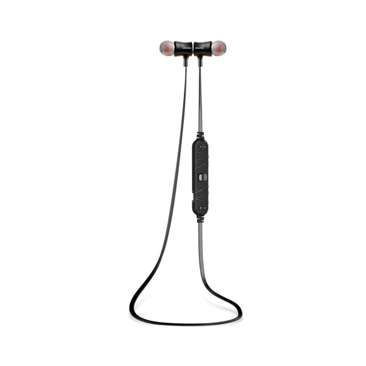 Auricolare Bluetooth magnetico sportivo wireless AWEI A921BL con controllo via cavo + microfono
