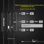 Auricolare Bluetooth magnetico sportivo wireless AWEI A921BL con controllo via cavo + microfono