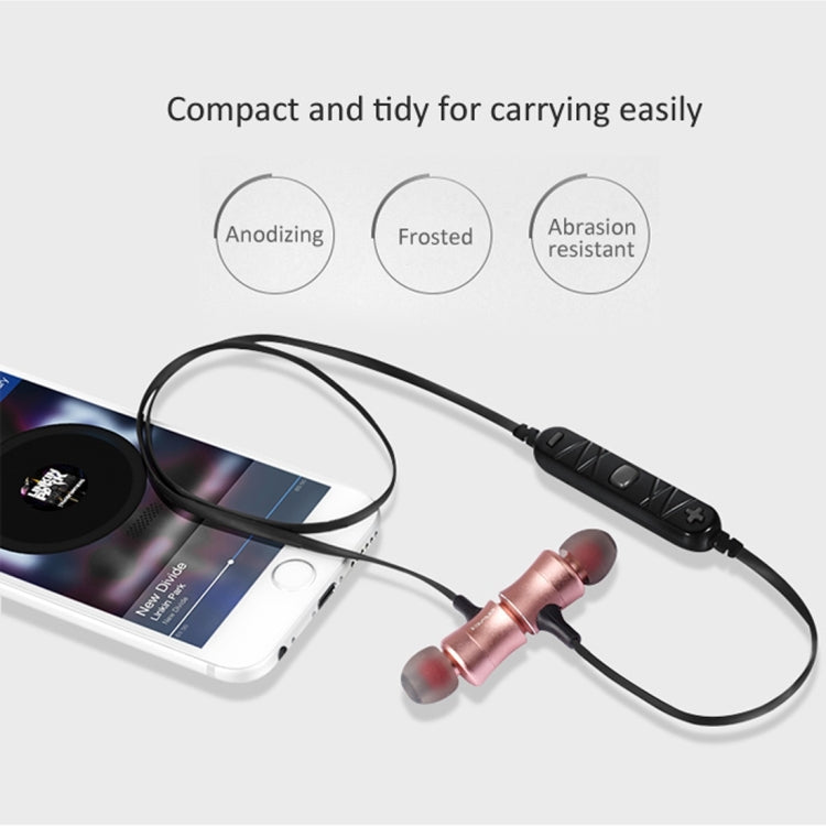 Auricolare Bluetooth magnetico sportivo wireless AWEI A921BL con controllo via cavo + microfono