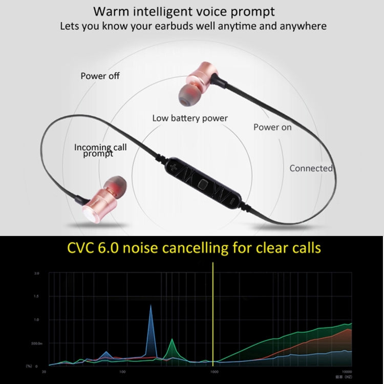 Auricolare Bluetooth magnetico sportivo wireless AWEI A921BL con controllo via cavo + microfono