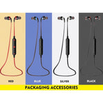 Auricolare Bluetooth sportivo wireless AWEI A960BL con controllo via cavo, supporto per chiamate in vivavoce