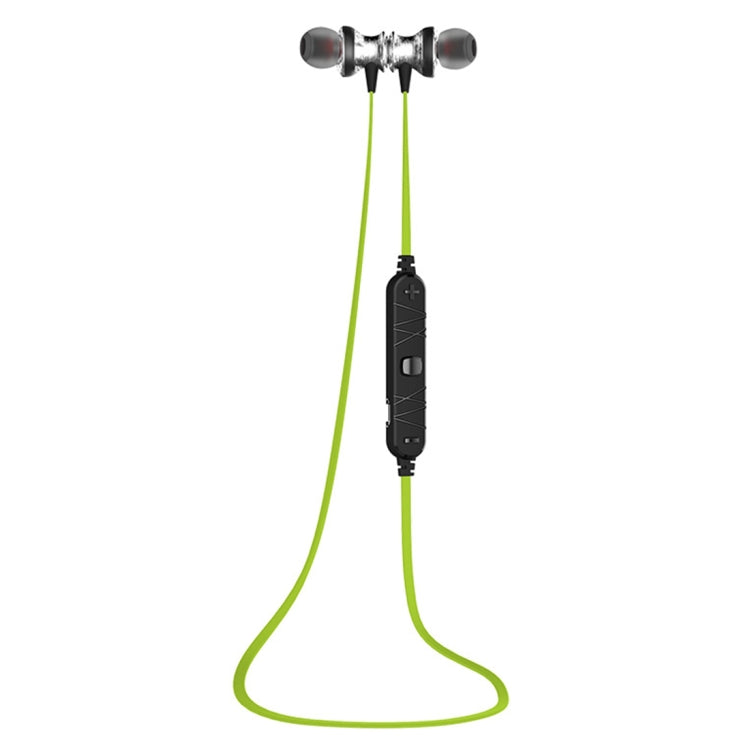 Auricolare Bluetooth magnetico sportivo wireless AWEI A980BL con controllo via cavo, supporto per chiamate in vivavoce