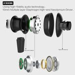 Auricolare Bluetooth magnetico sportivo wireless AWEI A980BL con controllo via cavo, supporto per chiamate in vivavoce