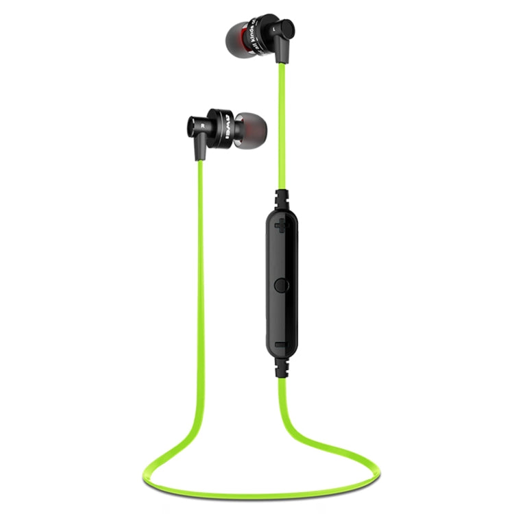 Auricolare stereo Bluetooth sportivo wireless AWEI A990BL con controllo via cavo + microfono, supporta chiamate in vivavoce