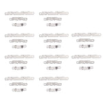 Set di 10 staffe di fissaggio per pulsante di accensione/tasto volume/tasto vibrazione per iPhone 6 Plus