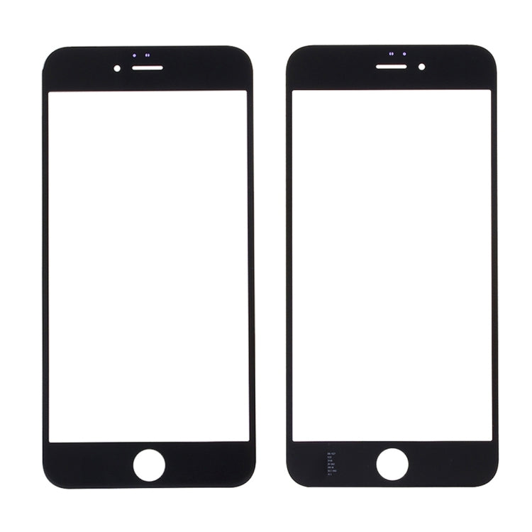 5 pezzi neri + 5 pezzi bianchi per iPhone 6s e 6, lente in vetro esterna per schermo anteriore, 5 Black 5 White for i6s