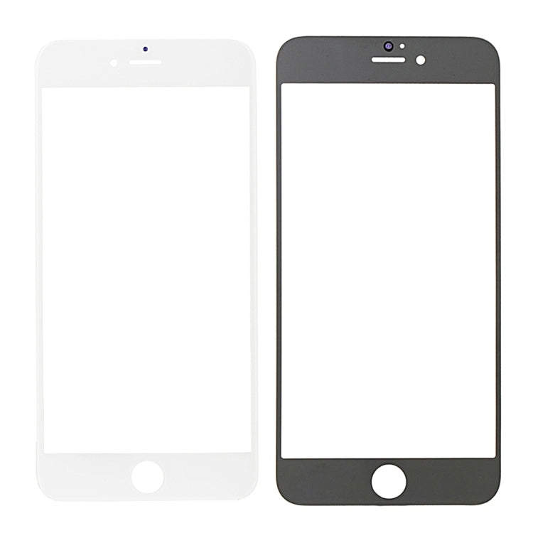 5 pezzi neri + 5 pezzi bianchi per iPhone 6s e 6, lente in vetro esterna per schermo anteriore, 5 Black 5 White for i6s