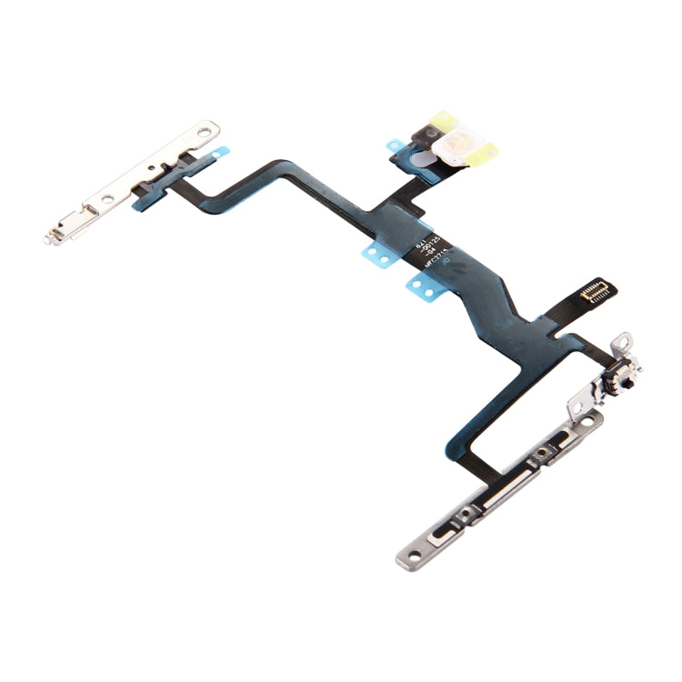 Power Button, Volume Button and Flashlight Flex Cable with Brackets for iPhone 6s, For iPhone 6s