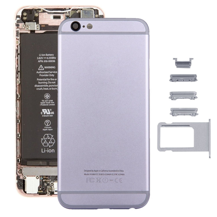 5 in 1 for iPhone 6s (Back Cover + Card Tray + Volume Control Button + Power Button + Vibration Button Mute Switch) Full Housing Cover, For 6s, For iPhone 6s (with side Key), For iPhone 6s (with Side keys), For iPhone 6s