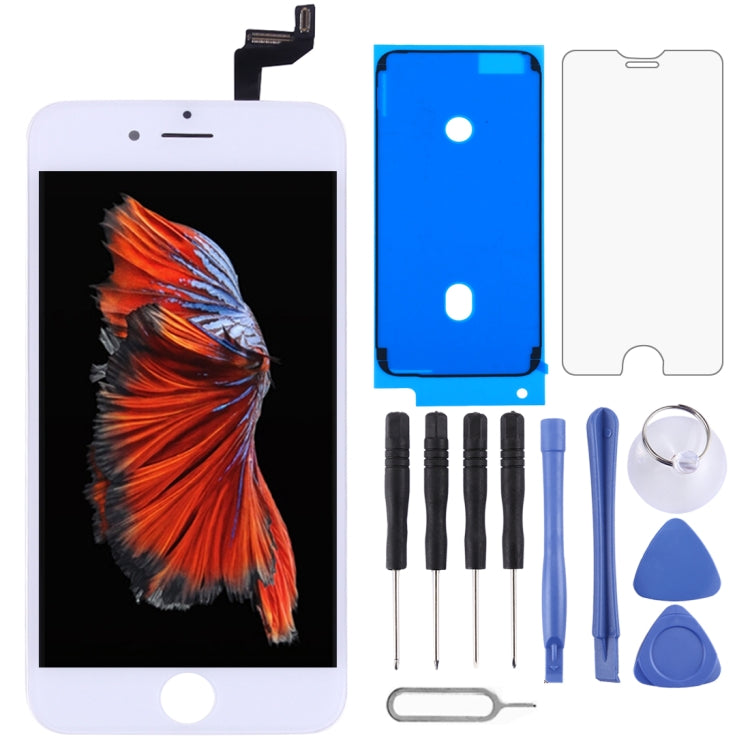 Schermo LCD e digitalizzatore assemblato completo con cornice per iPhone 6s, 3 in 1 for i6s with Frame White, 3 in 1 for i6s with Frame Black