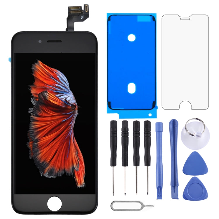 Schermo LCD e digitalizzatore assemblato completo con fotocamera frontale per iPhone 6s, 4 in 1 for i6s with Camera White, 4 in 1 for i6s with Camera Black