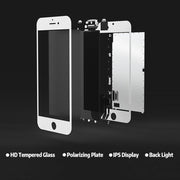 LCD Screen and Digitizer Complete Assembly with Front Camera for iPhone 6s, 4 in 1 for i6s with Camera White, 4 in 1 for i6s with Camera Black