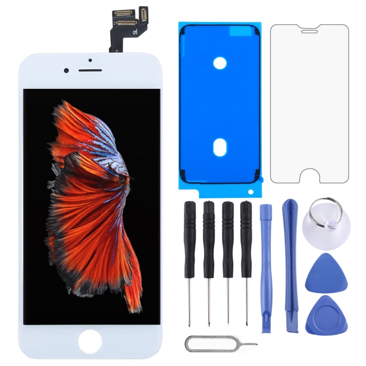 Schermo LCD e digitalizzatore assemblato completo con fotocamera frontale per iPhone 6s, 4 in 1 for i6s with Camera White, 4 in 1 for i6s with Camera Black