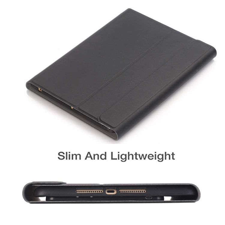 Tastiera Bluetooth staccabile + custodia tablet in pelle con chiusura orizzontale con supporto e portapenne per iPad Pro 9,7 pollici, iPad Air, iPad Air 2, iPad 9,7 pollici (2017), iPad 9,7 pollici (2018), A07B Black, A07B Gold, A07B Blue, A07B Rose Gold