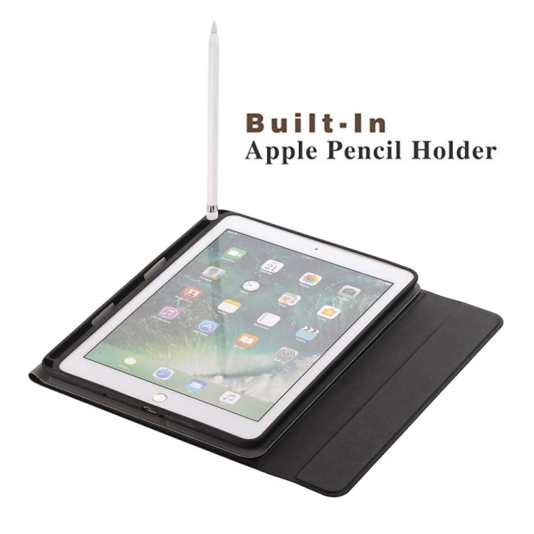 Tastiera Bluetooth staccabile + custodia tablet in pelle con chiusura orizzontale con supporto e portapenne per iPad Pro 9,7 pollici, iPad Air, iPad Air 2, iPad 9,7 pollici (2017), iPad 9,7 pollici (2018), A07B Black, A07B Gold, A07B Blue, A07B Rose Gold