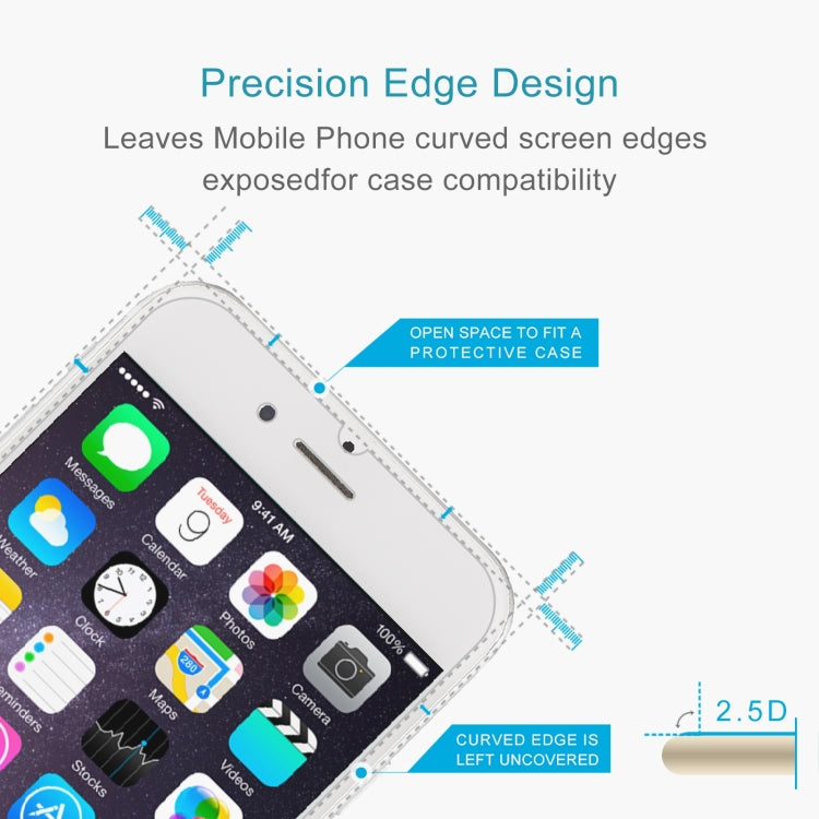 Pellicola vetro temperato per iPhone 8/7/6/6S 0,26mm 9H