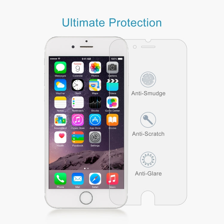 Pellicola vetro temperato per iPhone 8/7/6/6S 0,26mm 9H