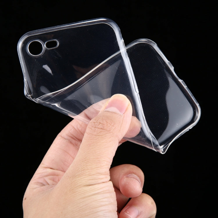 Custodia TPU trasparente ultrasottile per iPhone SE 2020
