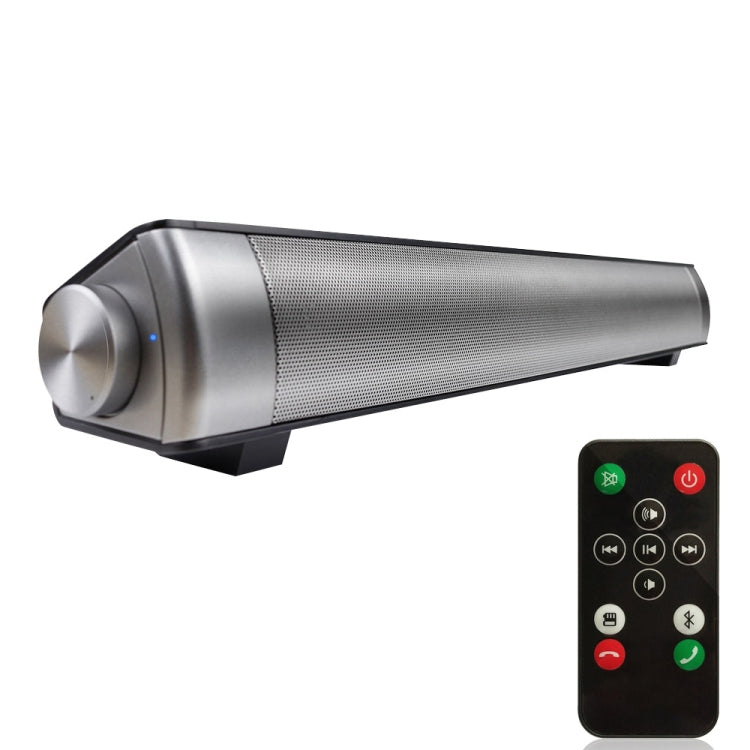 Soundbar LP-08 (CE0152) Lettore MP3 USB Altoparlante soundbar wireless Bluetooth 2.1CH con telecomando, CE0152 Black, CE0152 Gold