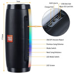 T&G TG157 Mini Altoparlante Bluetooth Portatile con Luci