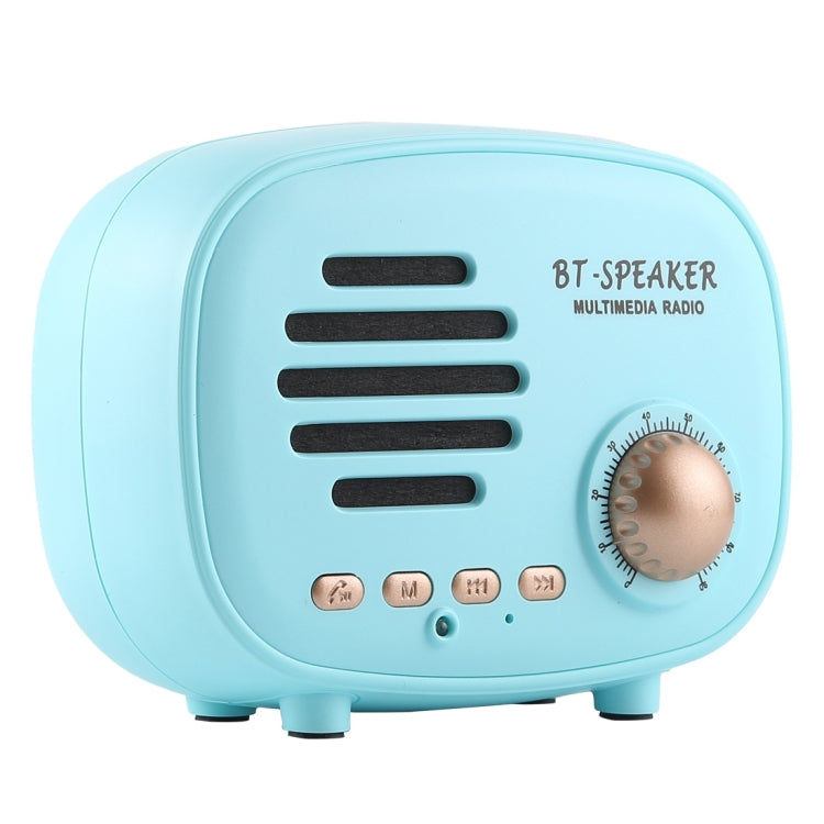 Q108 Mini altoparlante Bluetooth wireless retrò, supporto vivavoce / scheda TF / disco U / FM