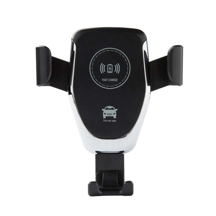 Supporto per telefono con presa d'aria per ricarica rapida per caricabatterie wireless Qi per auto a induzione di gravità C6