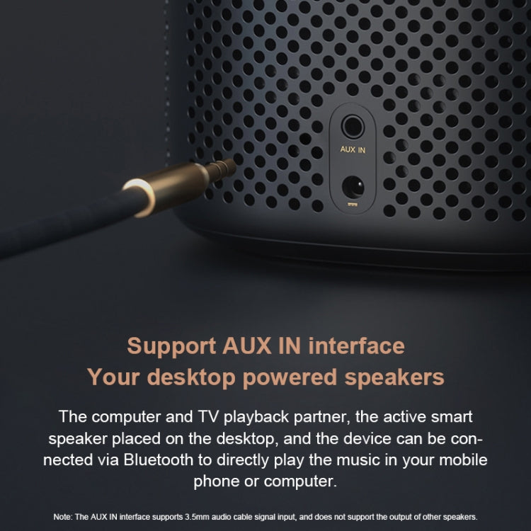 Xiaomi Xiaoai Speaker Pro con ampio volume della cavità sonora da 750 ml / Connessione cablata AUX IN / Stereo combinato / Audio DTS professionale / Chip audio Hi-Fi / Telecomando a infrarossi Elettrodomestici tradizionali / Gateway Bluetooth Mesh