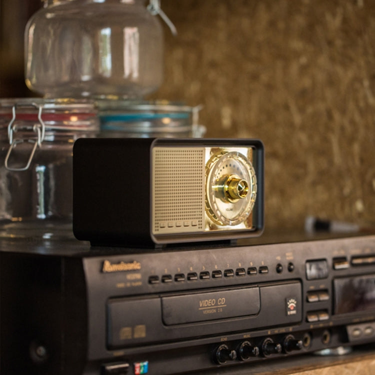 Altoparlante Bluetooth wireless stereo retrò MY100BT, supporto scheda TF/AUX/disco U/FM