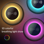 NewRixing NR-3500 Altoparlante Bluetooth 10W con luce