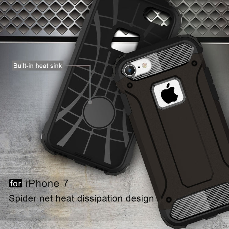 Per iPhone 7 Armor Custodia combinata in TPU + PC, For iPhone 7, For iPhone  7