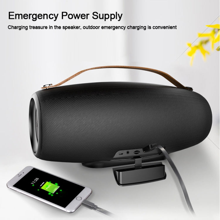 ZEALOT S27 Altoparlante Bluetooth wireless per bassi multifunzionale, microfono incorporato, supporto per chiamate Bluetooth, scheda AUX e TF e altoparlanti 1x93mm + 2x66mm, S27