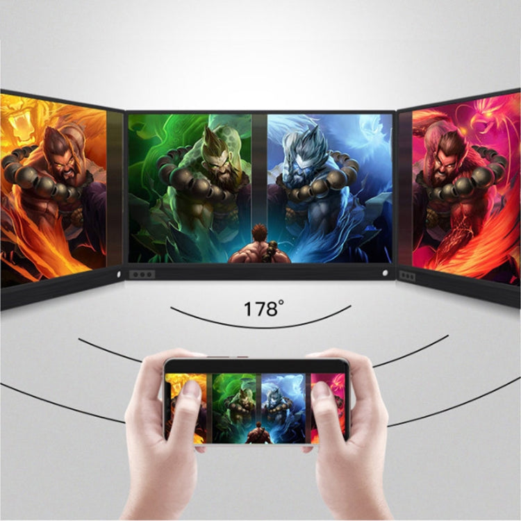 Monitor portatile 15,6" Full HD 1080P con HDMI e USB-C