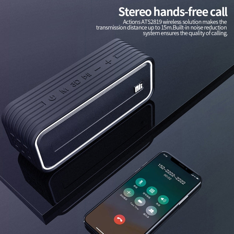 Altoparlante wireless Bluetooth V5.0 TWS portatile NILLKIN W2, supporta chiamate MIC