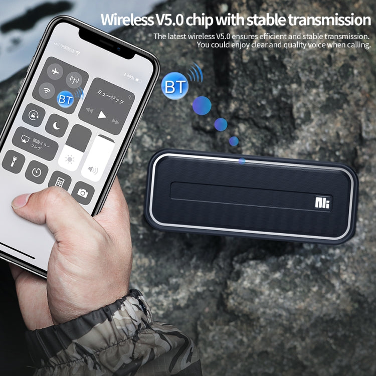 Altoparlante wireless Bluetooth V5.0 TWS portatile NILLKIN W2, supporta chiamate MIC
