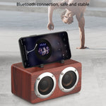 Altoparlante Bluetooth portatile in legno W5B