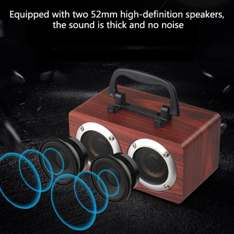 Altoparlante Bluetooth portatile in legno W5B