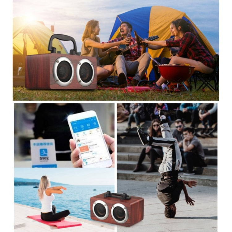 Altoparlante Bluetooth portatile in legno W5B