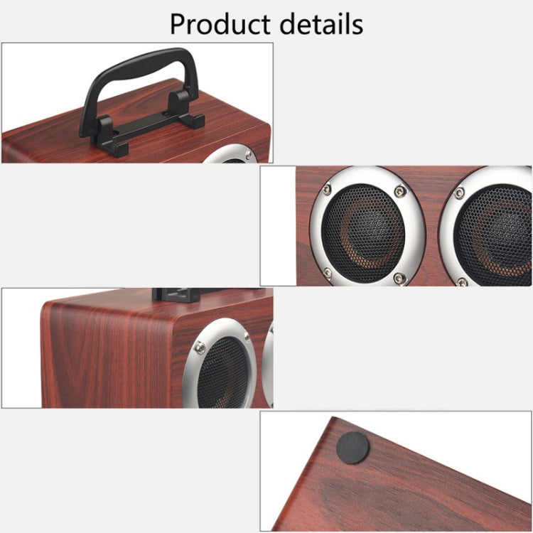 Altoparlante Bluetooth portatile in legno W5B