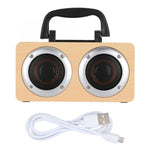 Altoparlante Bluetooth portatile in legno W5B