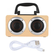 Altoparlante Bluetooth W5B in legno portatile