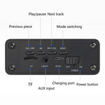 Altoparlante Bluetooth portatile in legno W5B