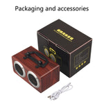 Altoparlante Bluetooth portatile in legno W5B