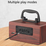 Altoparlante Bluetooth portatile in legno W5B