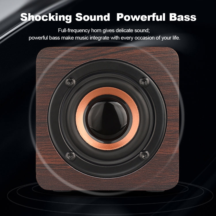 Mini Altoparlante Bluetooth Wireless in Legno 3W