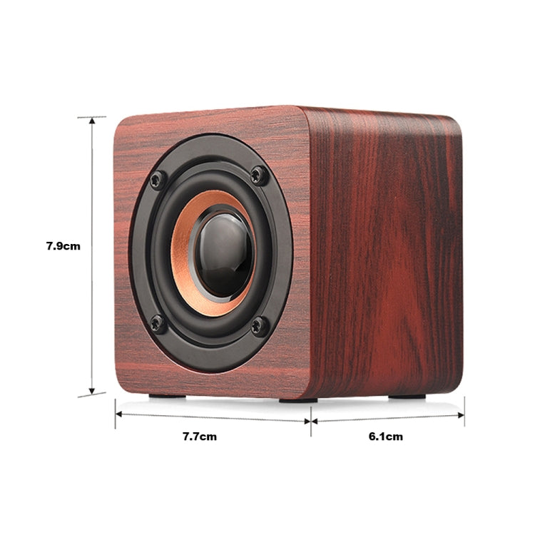 Q1 Mini altoparlante Bluetooth wireless portatile Mega Bass in legno
