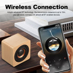 Mini Altoparlante Bluetooth Wireless in Legno 3W