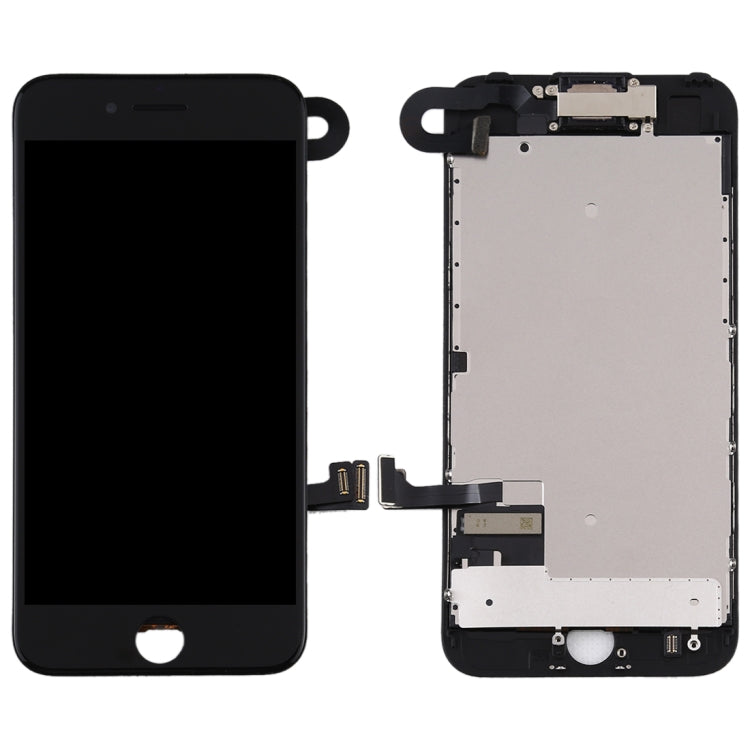 Complete LCD Screen and Digitizer Assembly Include Front Camera for iPhone 7, i7 Black with Camera, i7 White with Camera